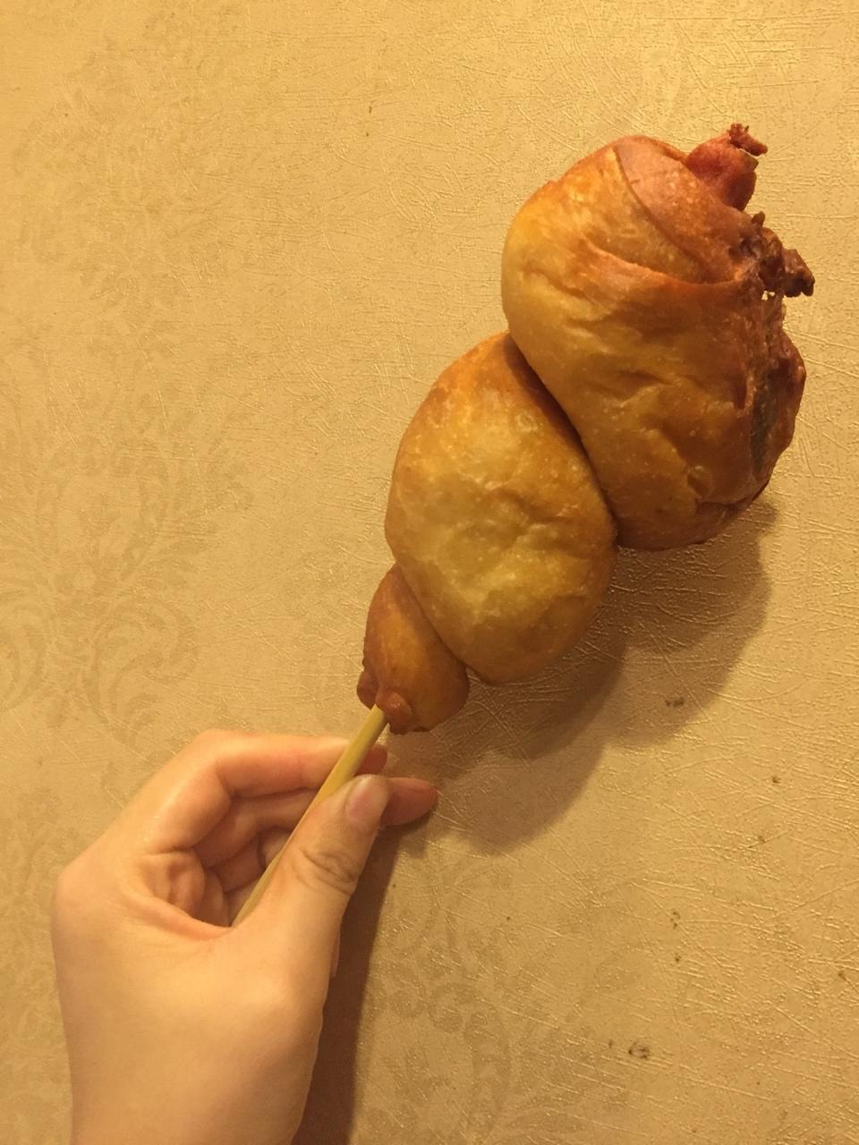 鸡腿面包