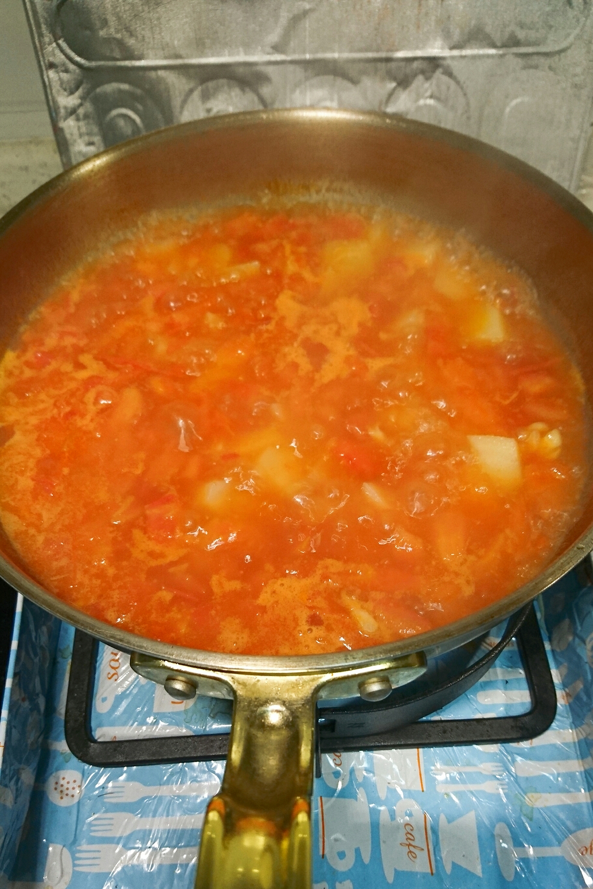 超赞的番茄土豆浓汤的做法 步骤5