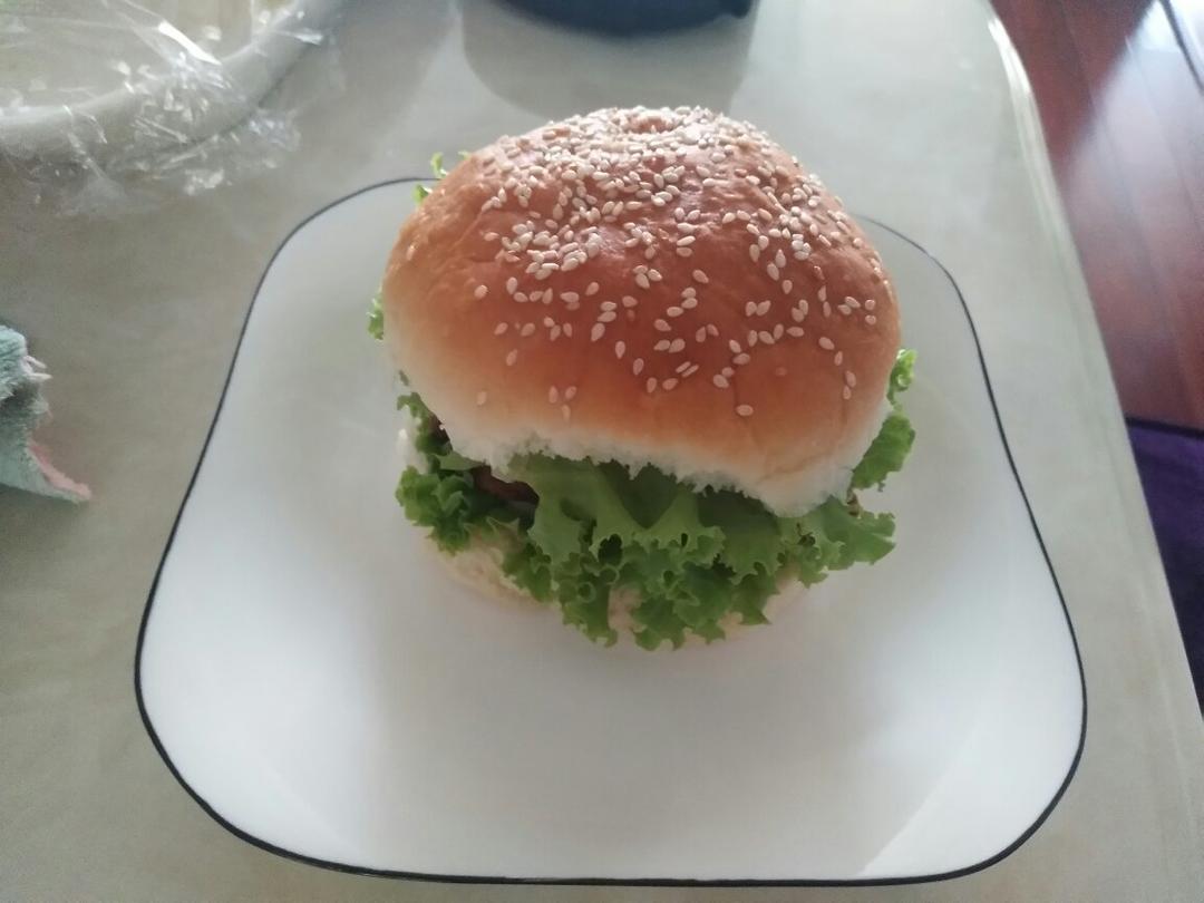 松软汉堡包胚