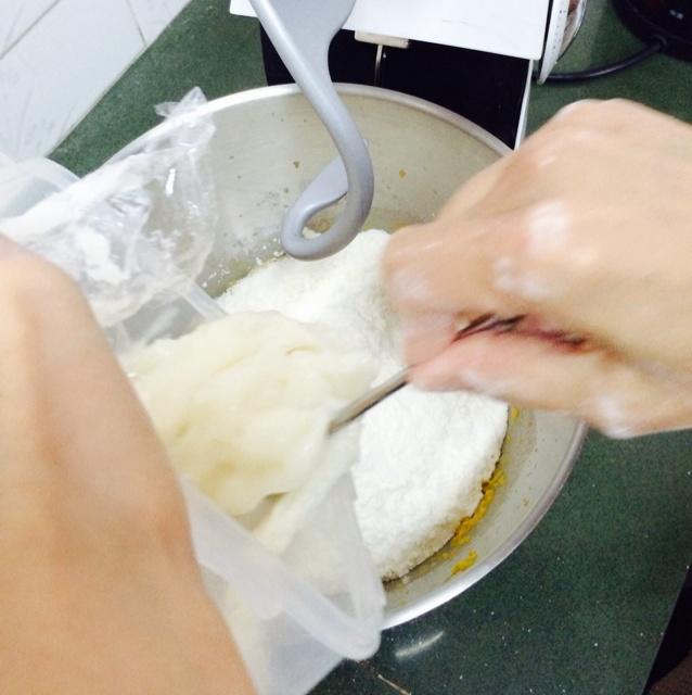 南瓜（椰蓉）软面包的做法 步骤3