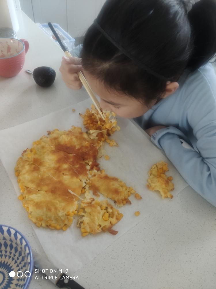 快手玉米芝士饼