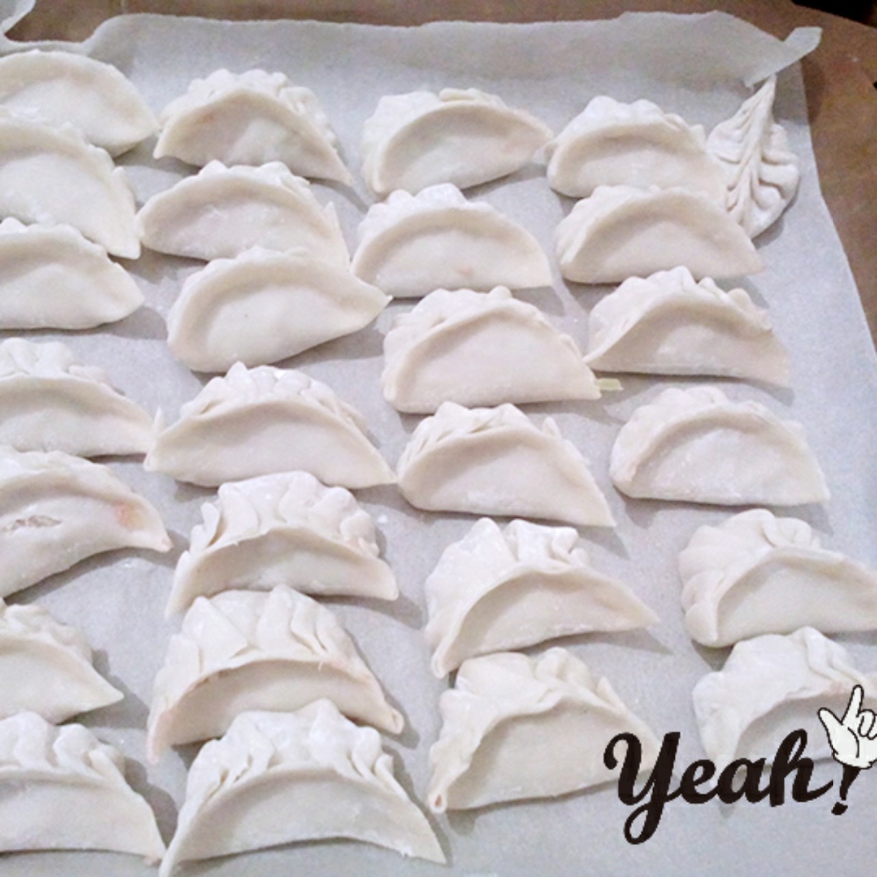 圆白菜猪肉馅饺子