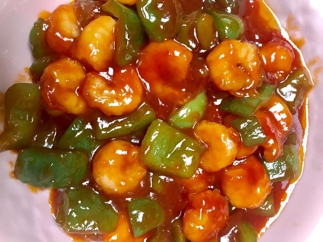 茄汁虾仁