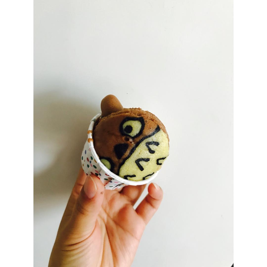 宝宝龙猫蒸蛋糕
（转自cook kafemaru）