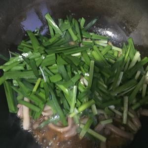 肉丝海肠炒韭菜的做法 步骤5