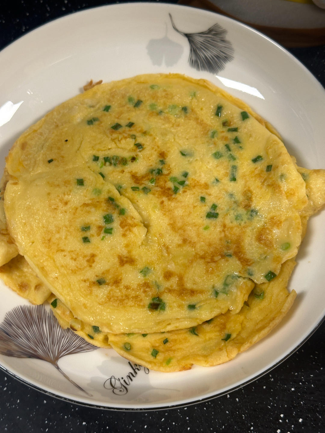 葱花火腿鸡蛋软饼