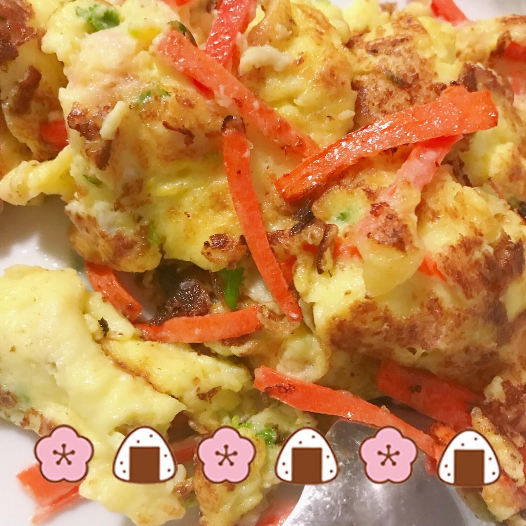 胡萝卜鸡蛋饼