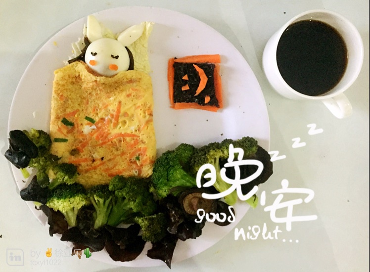 创意早餐(土司鸡蛋)