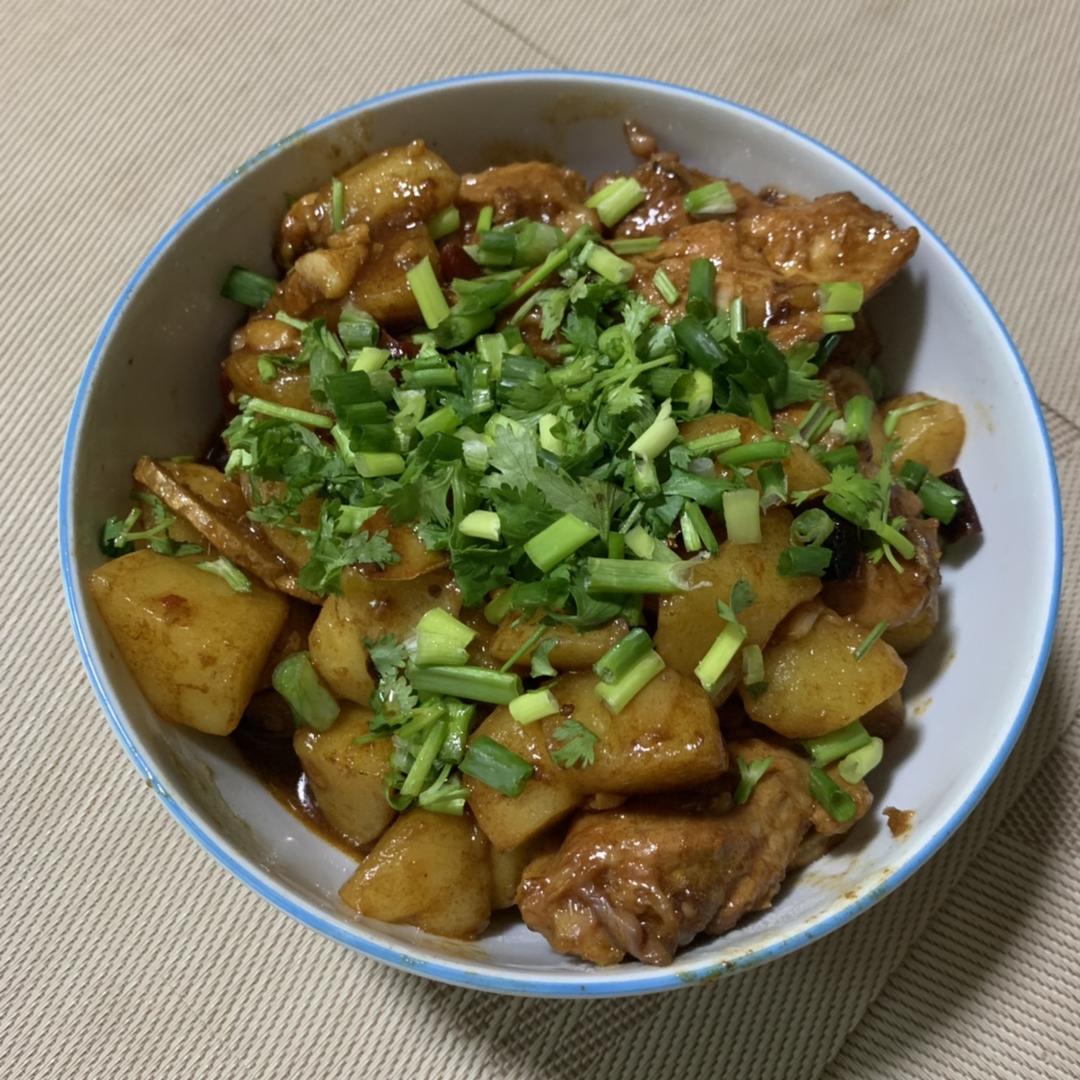 土豆炖鸡翅（快手零失败）