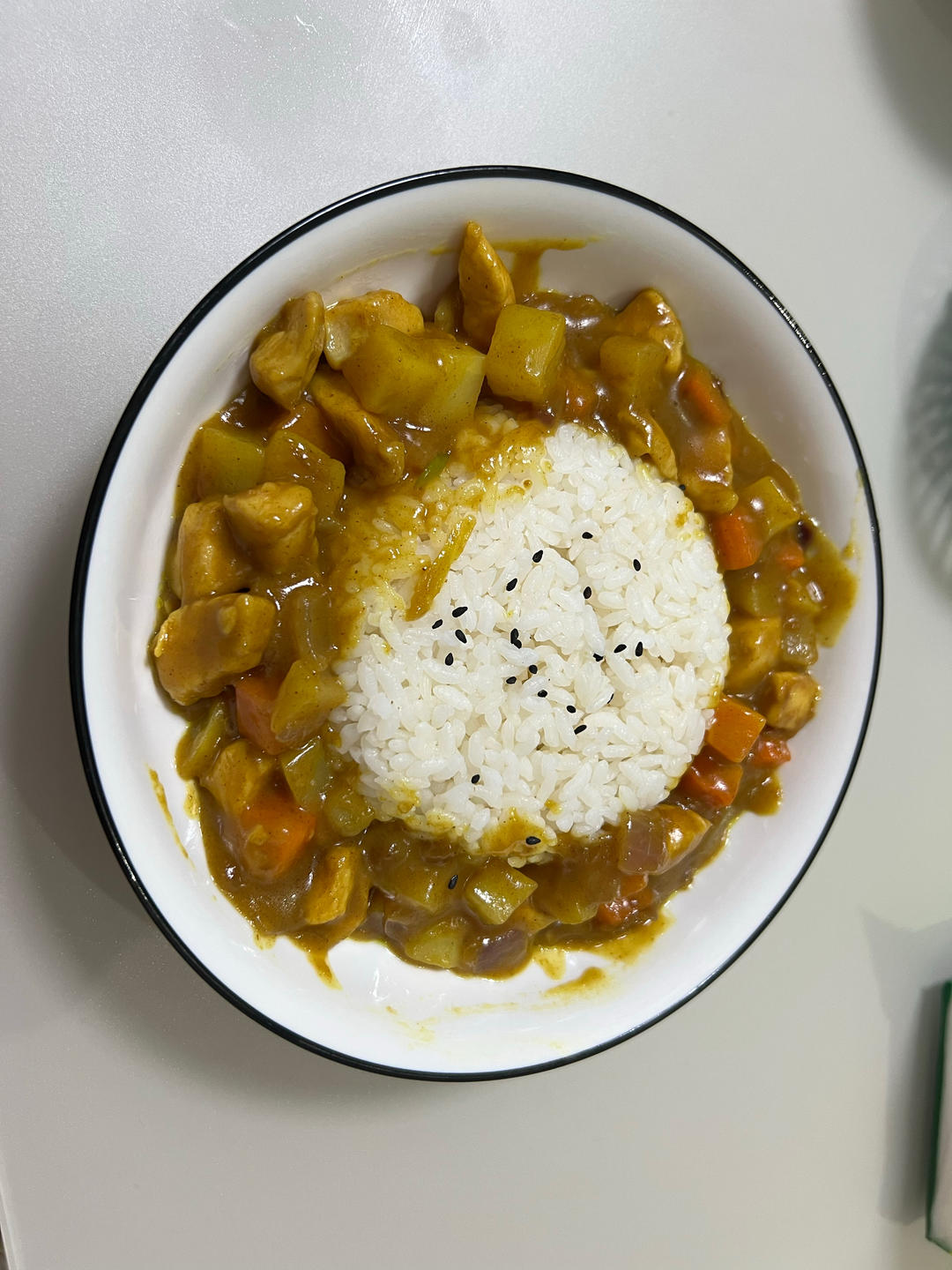 咖喱鸡肉饭