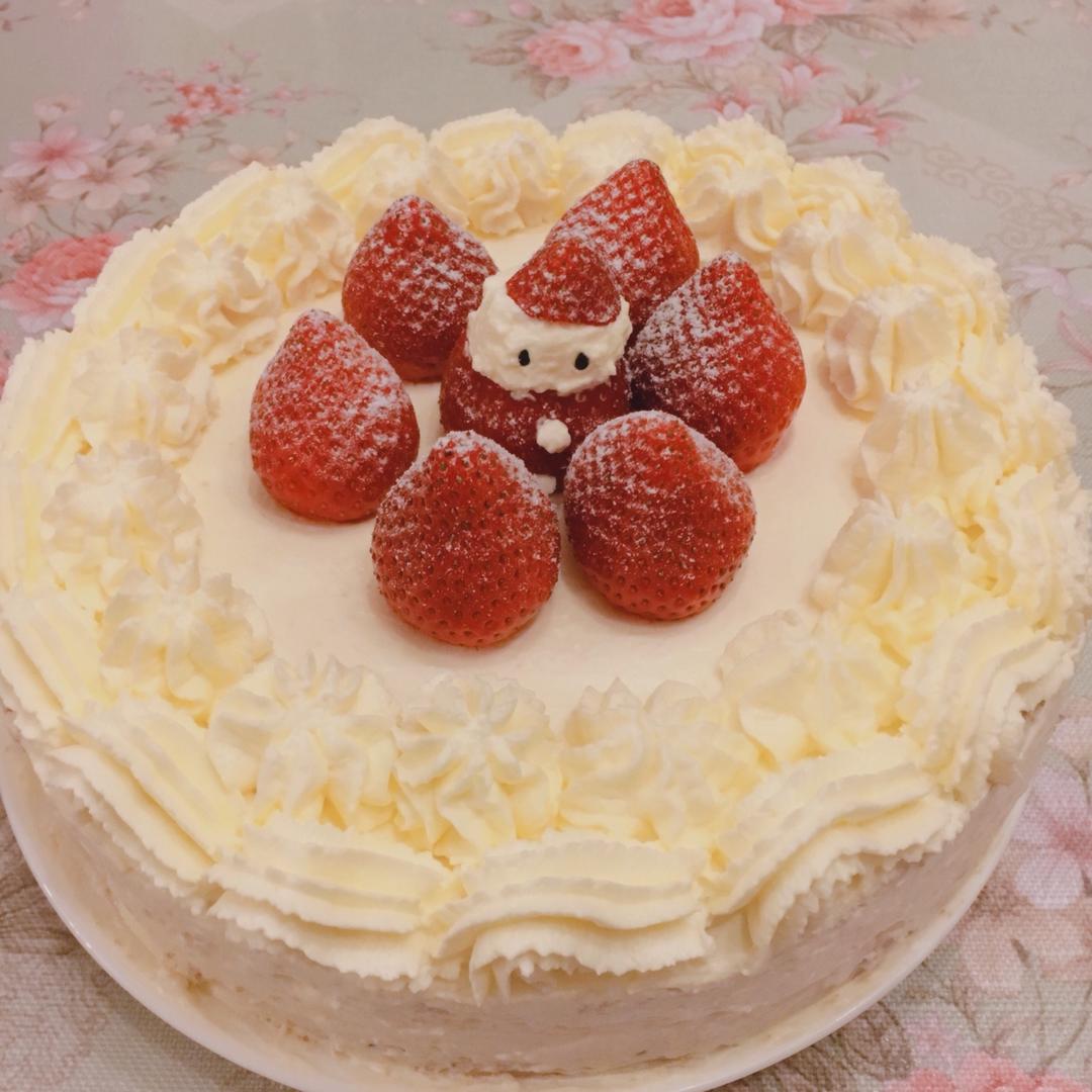 草莓奶油蛋糕/基础戚风胚，徒手脱模剖片及抹面挤花/「戚风及其衍生」烘焙视频蛋糕篇1