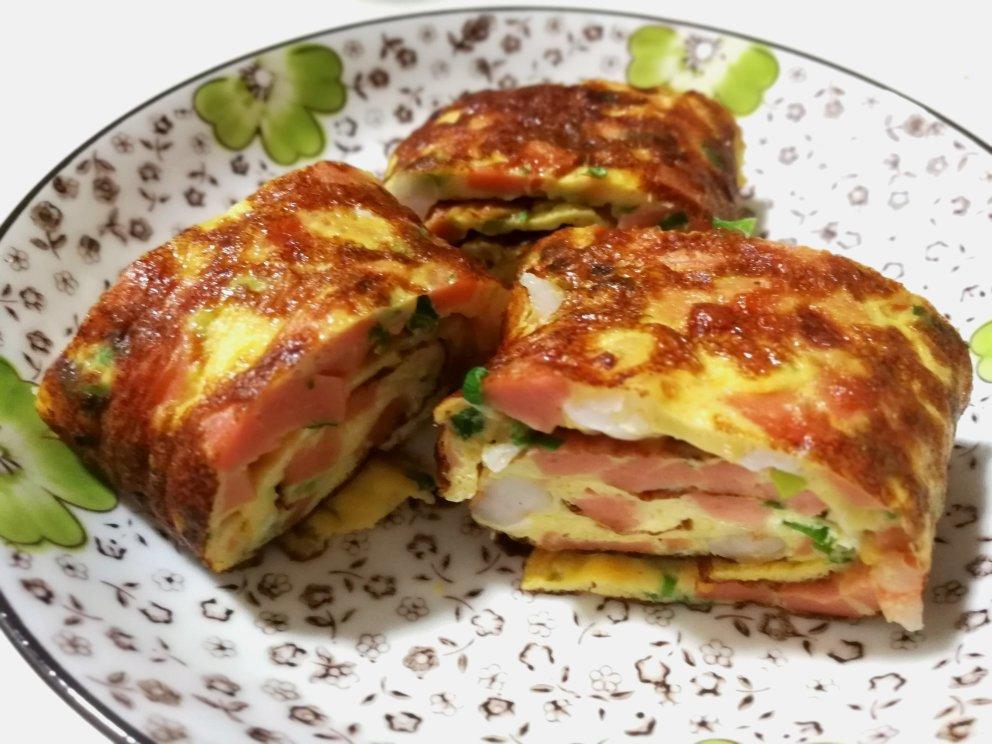 香肠芝士葱蛋烧