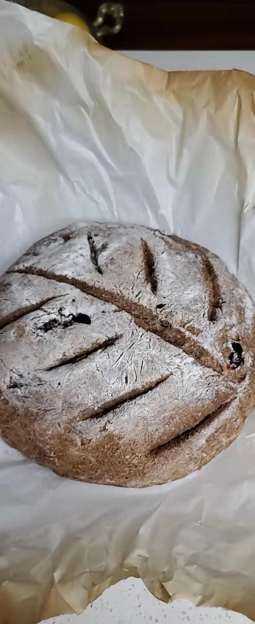 德国婆婆秘方·只多一料·香得上天的全麦核桃蔓越欧包