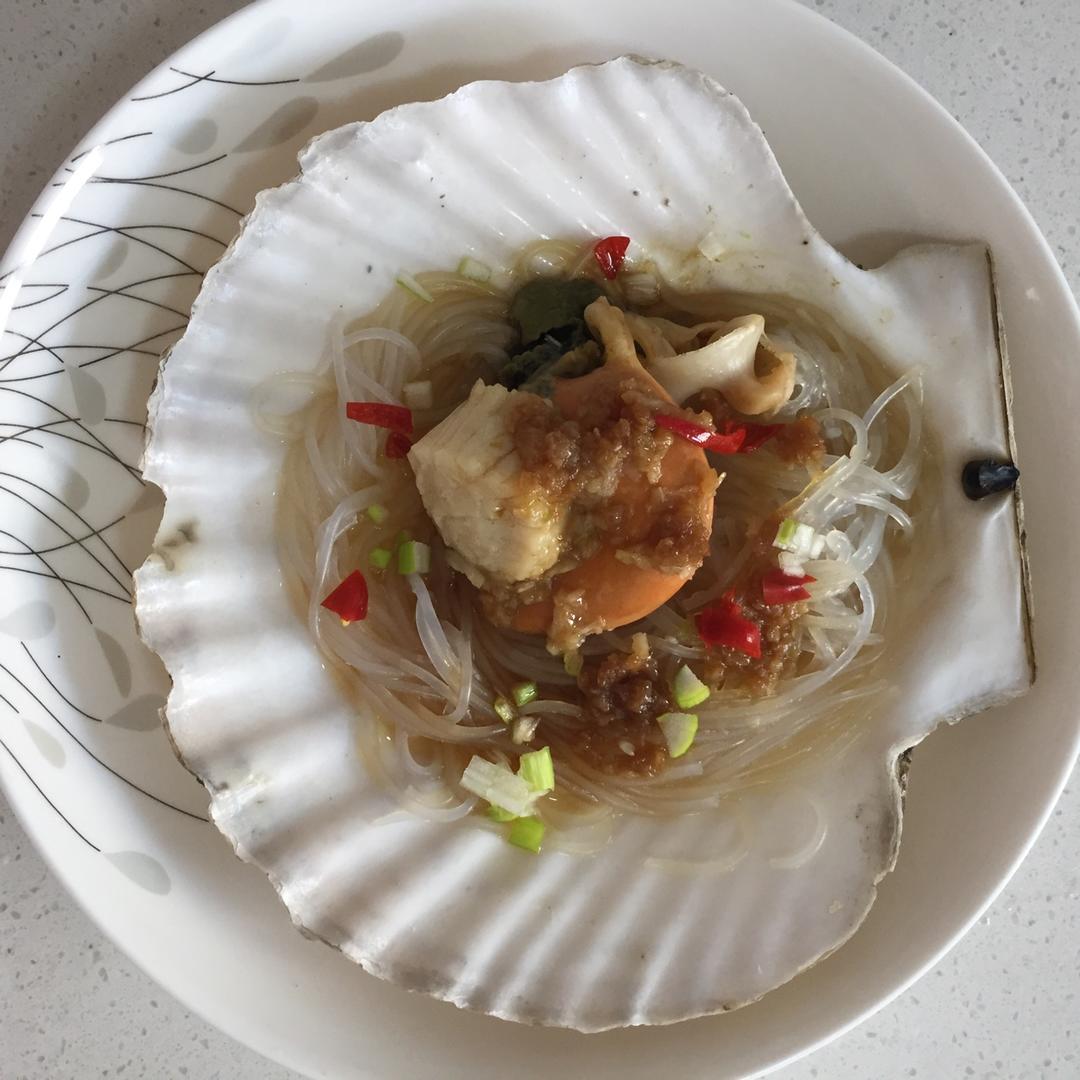 蒜蓉粉丝蒸扇贝