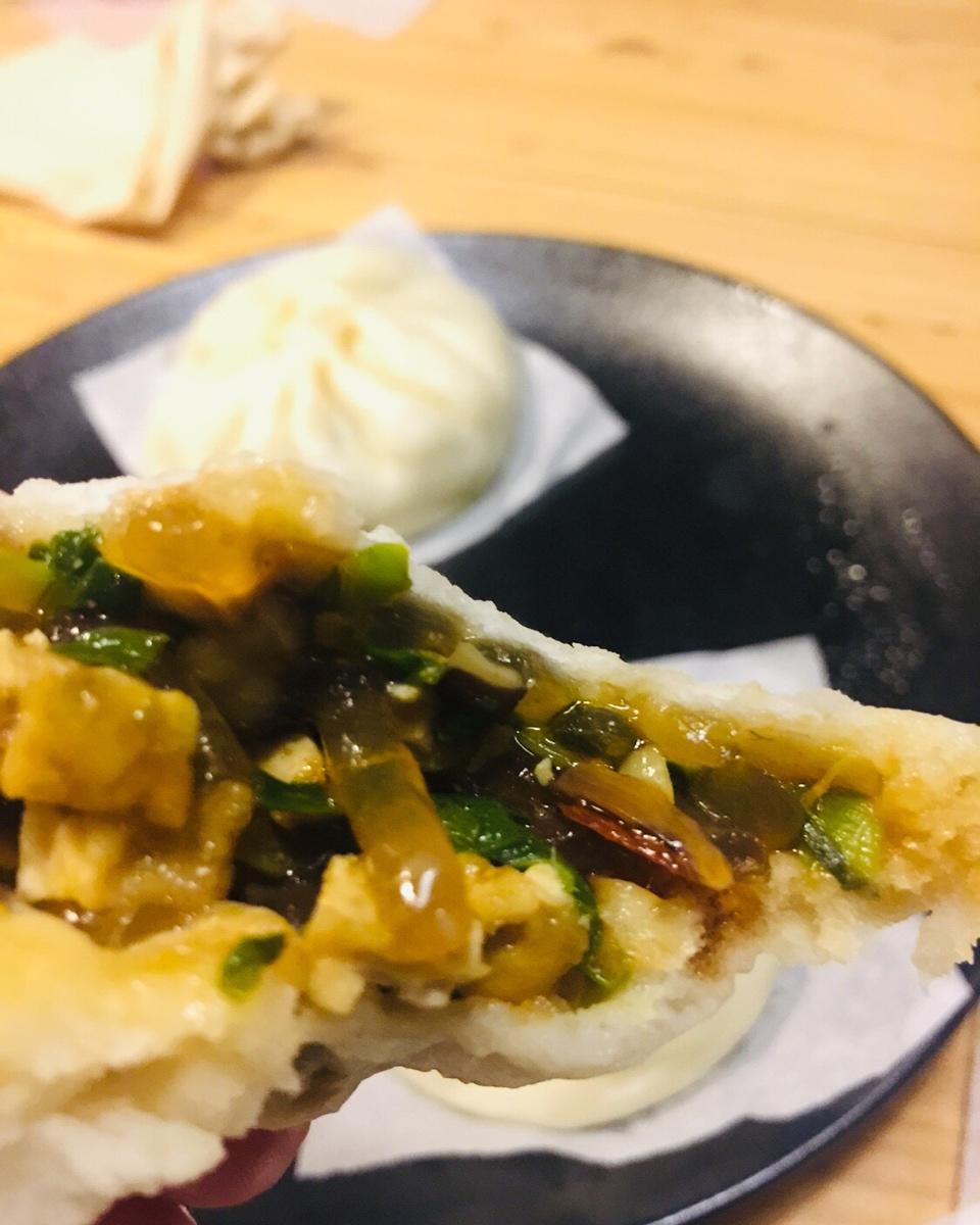 香菇韭菜鸡蛋包子