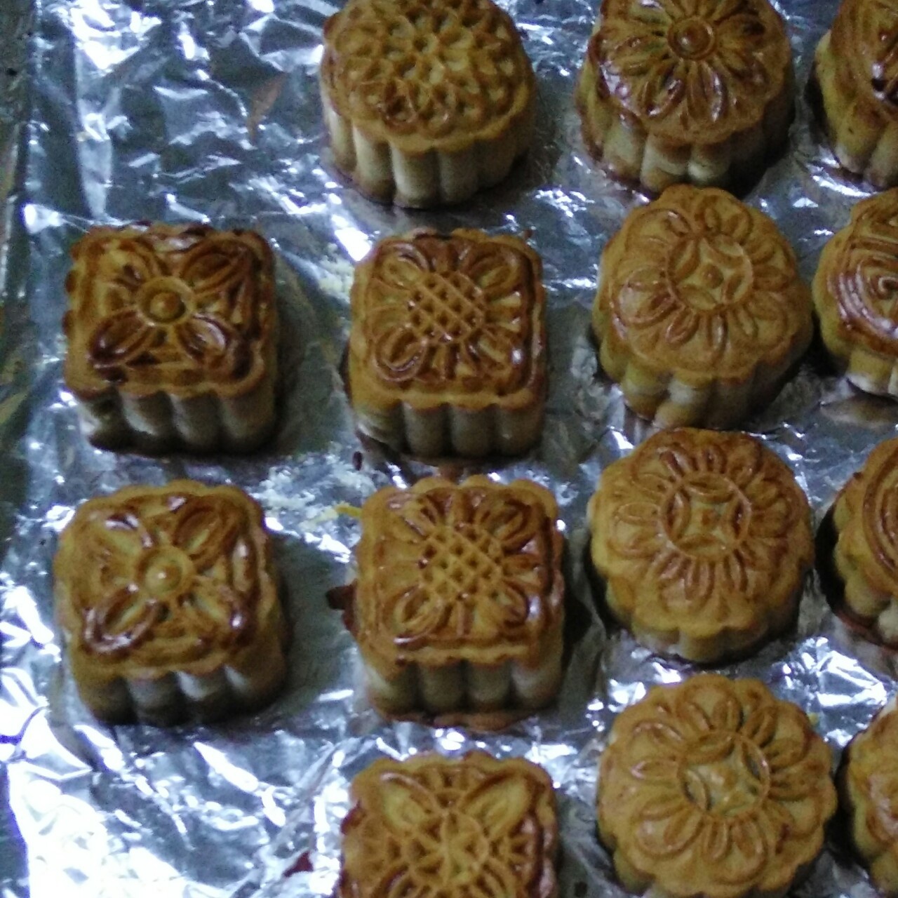 五仁月饼～不用转化糖浆的版本