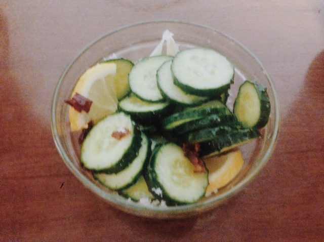 柠檬鱼露渍黄瓜