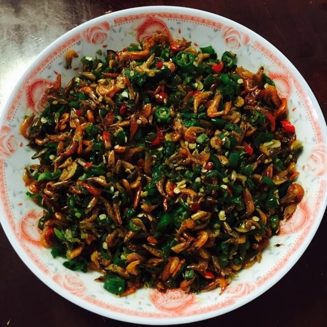 家常徽菜：青椒炒小河虾