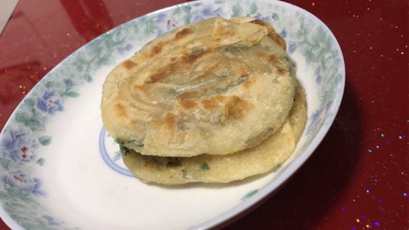 饺子皮葱油饼