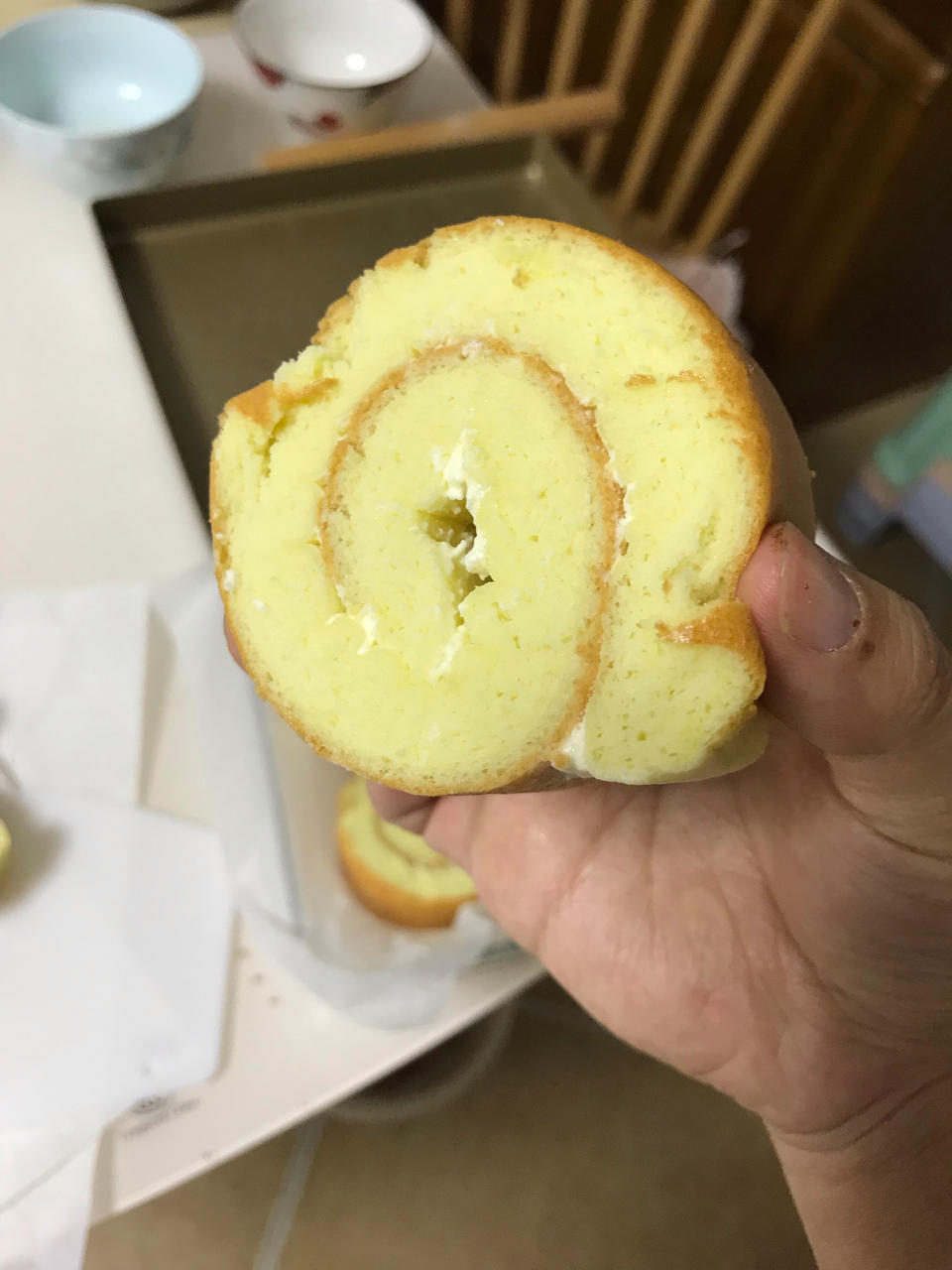 原味蛋糕卷