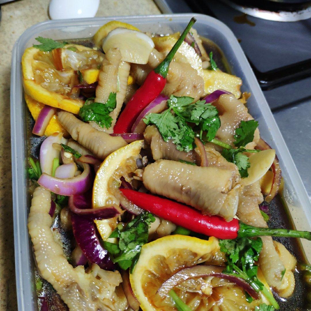 抖音网红百香果柠檬凤爪