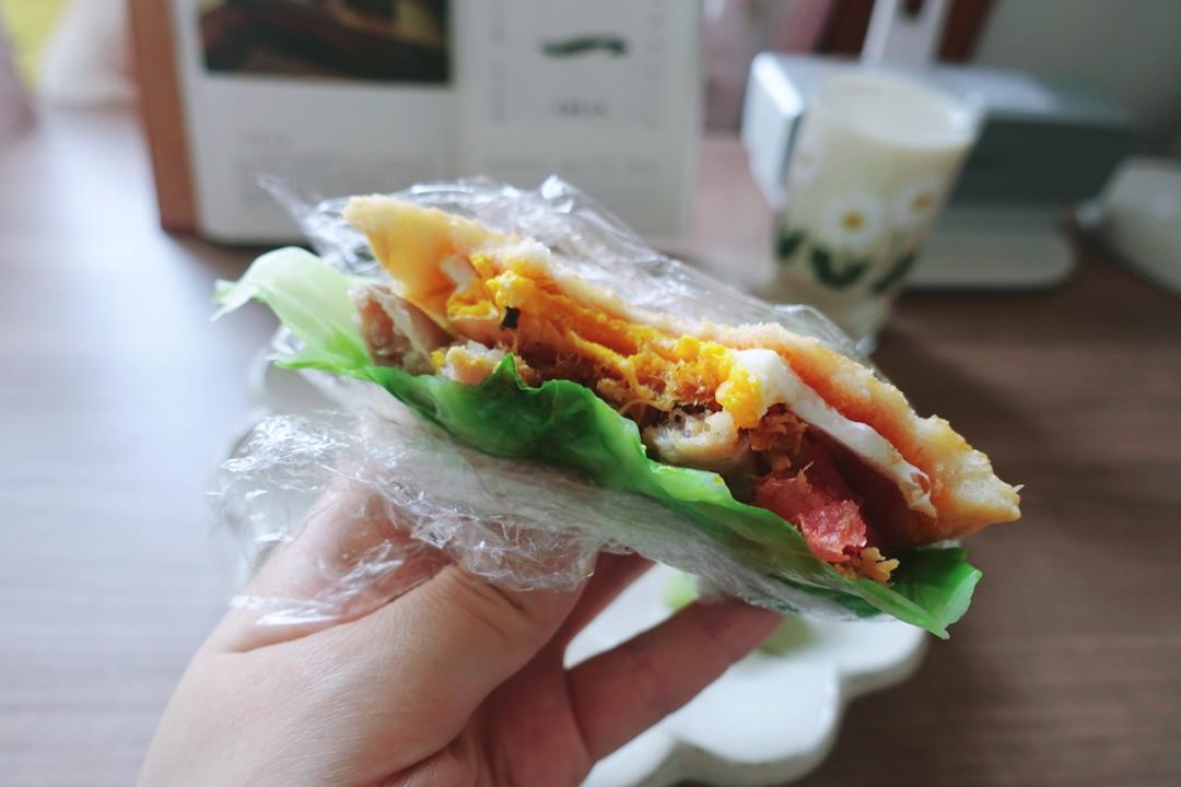 关晓彤同款蔬菜三明治教程