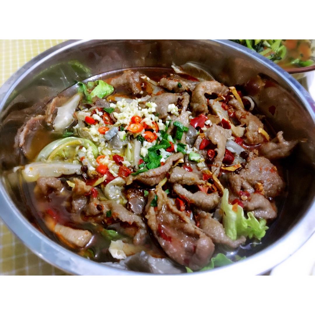 张亮追妻神器----水煮牛肉