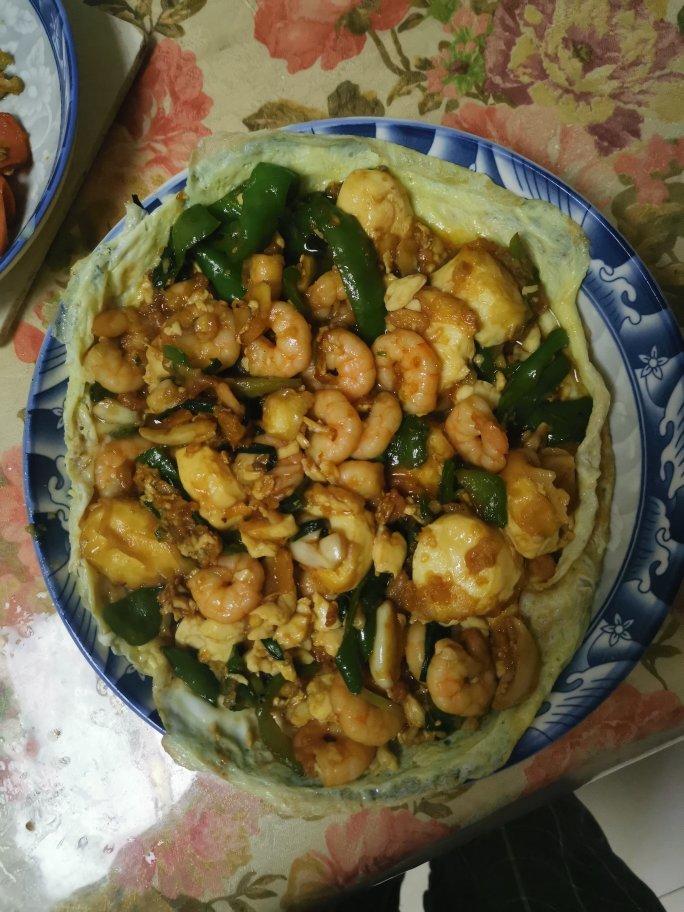 小厨神yiya做的铁板海鲜日本豆腐seafoodwithjapanesedofu