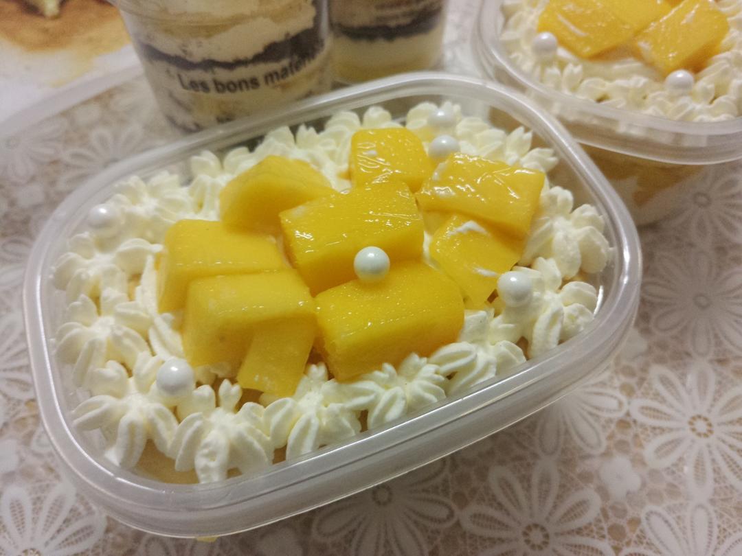 简单快手的便当饭盒水果盒子蛋糕