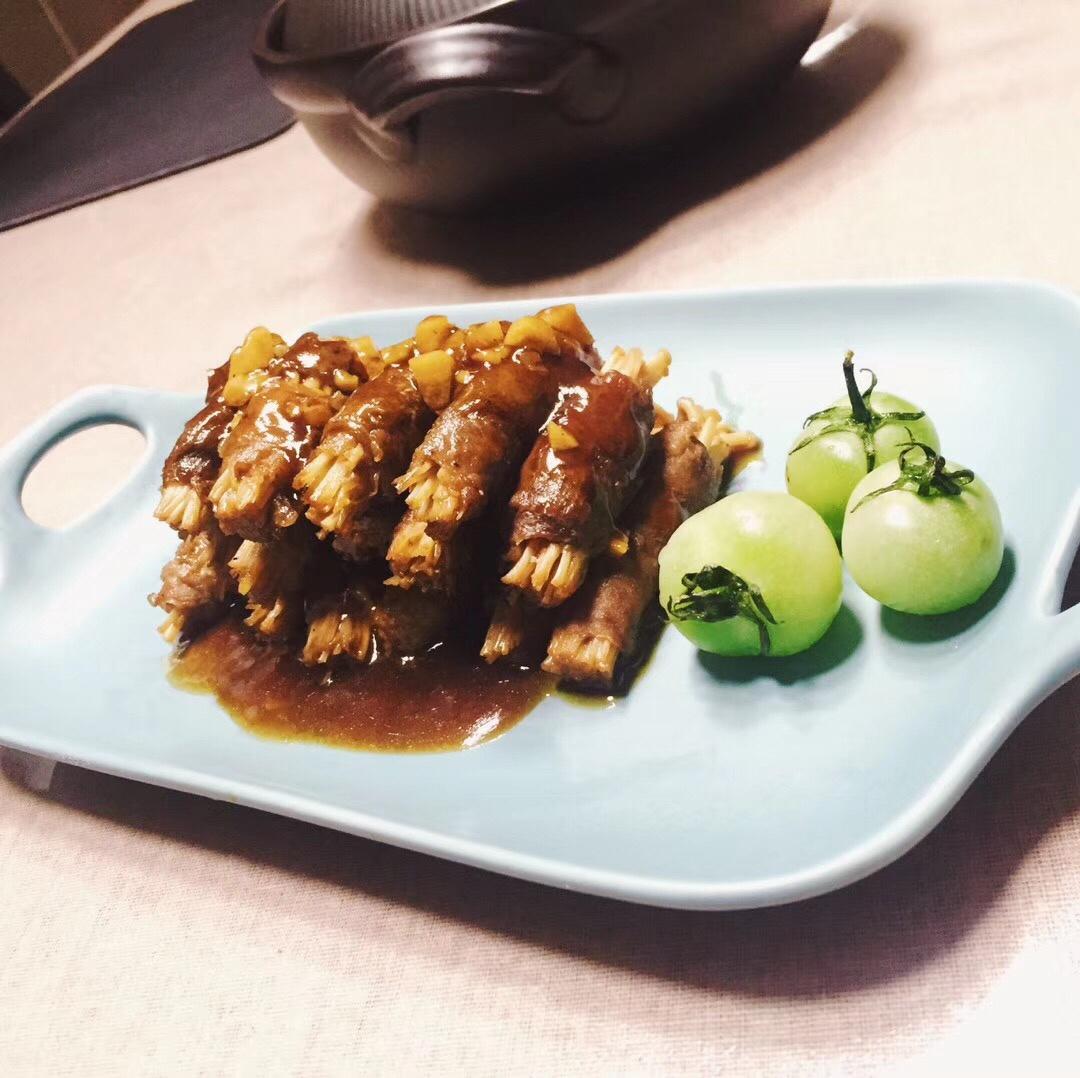 欢喜做年菜：黑椒金针肥牛卷