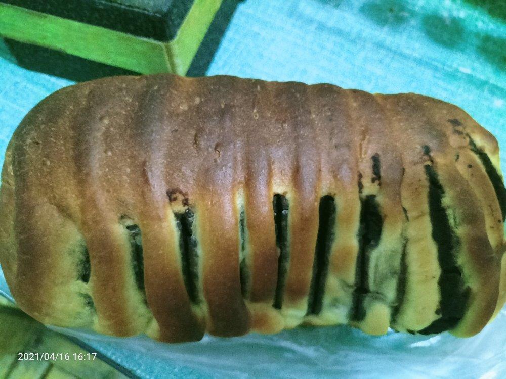 一次成功的豆沙吐司面包