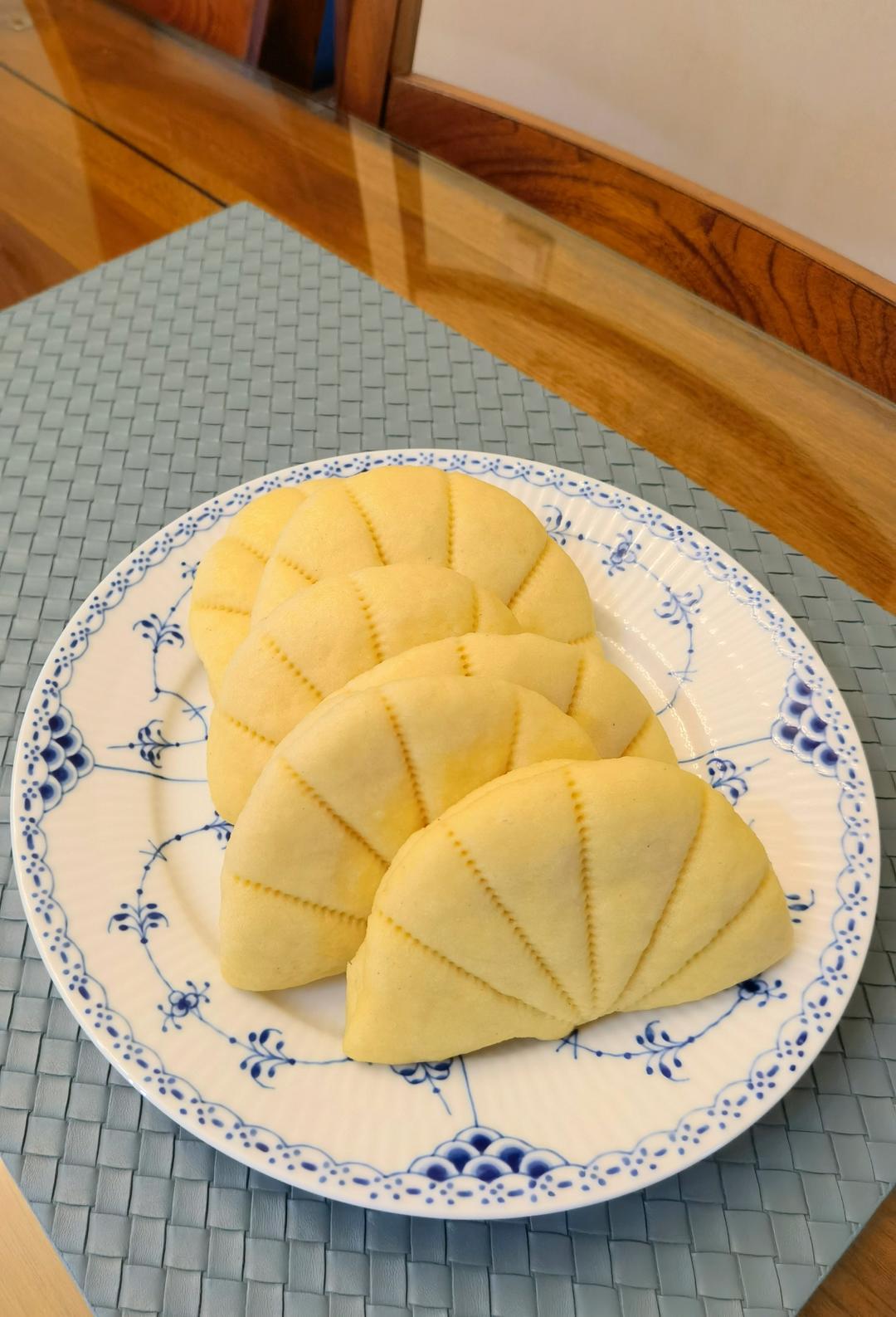 玉米粉荷叶饼(一次发酵)