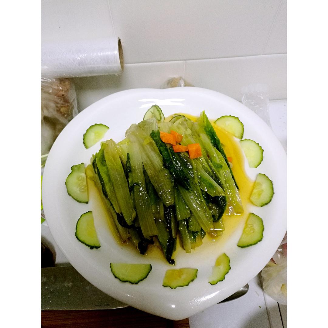 清炒莴笋叶
