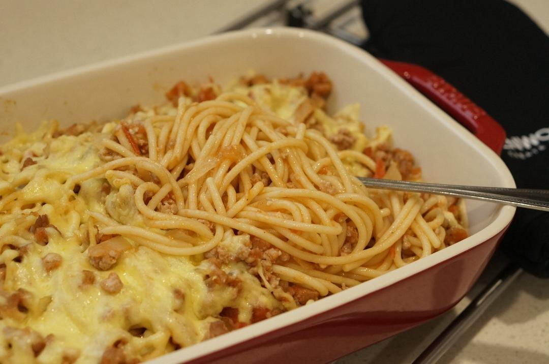 意式芝士番茄肉酱焗意大利面烤箱版 媲美餐厅😋