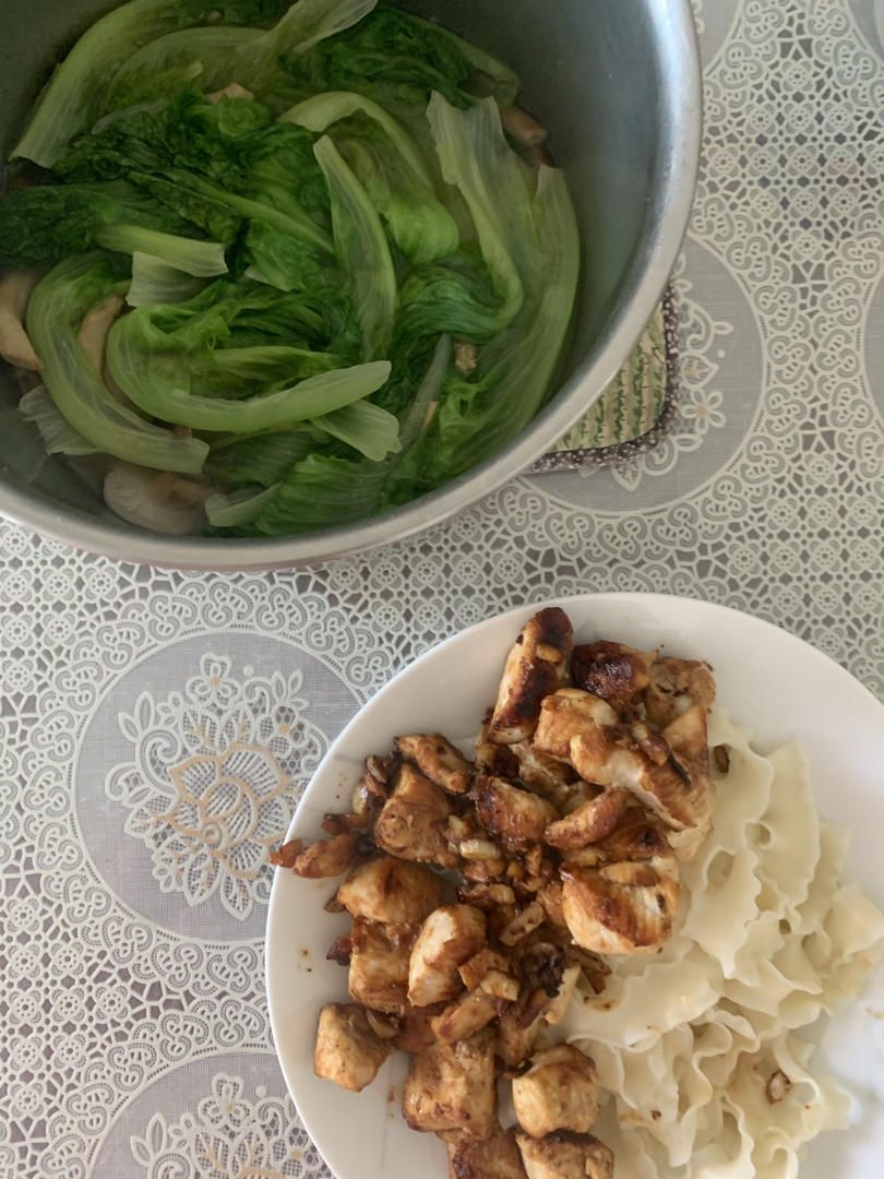香煎蜂蜜黄芥末鸡块(+煎鸡胸肉不柴的方法