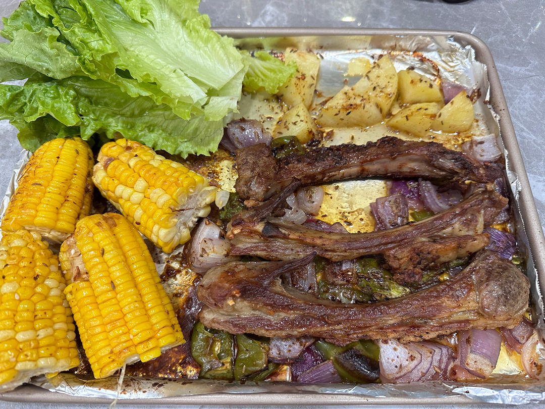 最简单的家庭版烤羊排