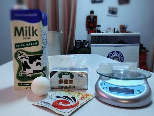 纯奶手撕吐司的做法 步骤1