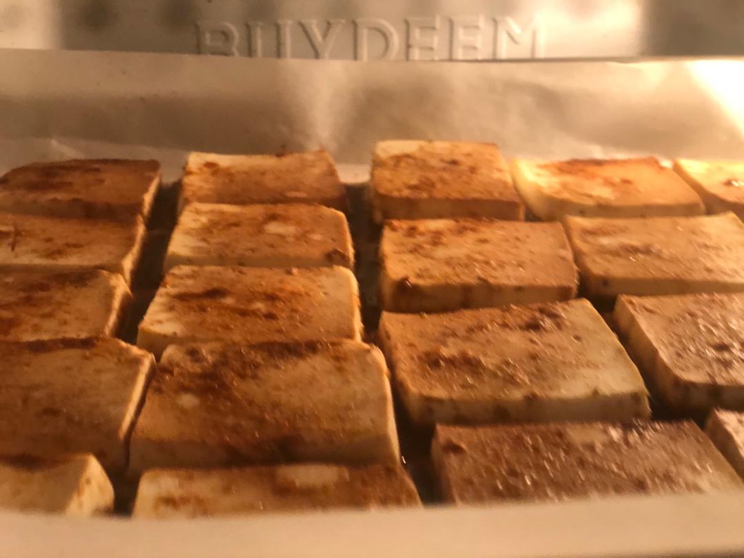 【12月北鼎烤箱食谱】孜然香辣豆腐