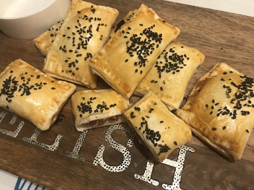 叉烧酥，内有极简叉烧肉馅料做法