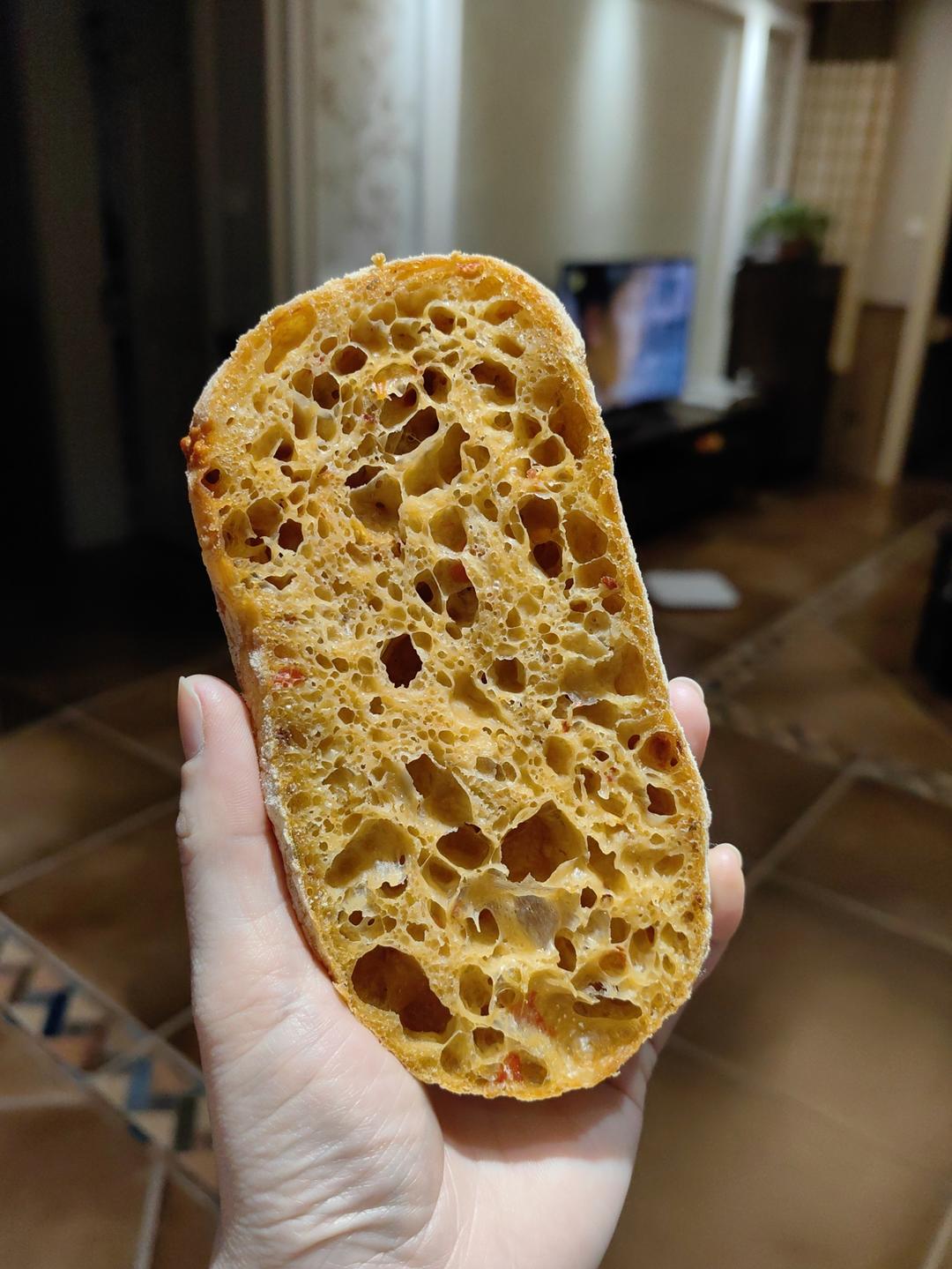 新中式面包-辣椒芝士恰巴塔