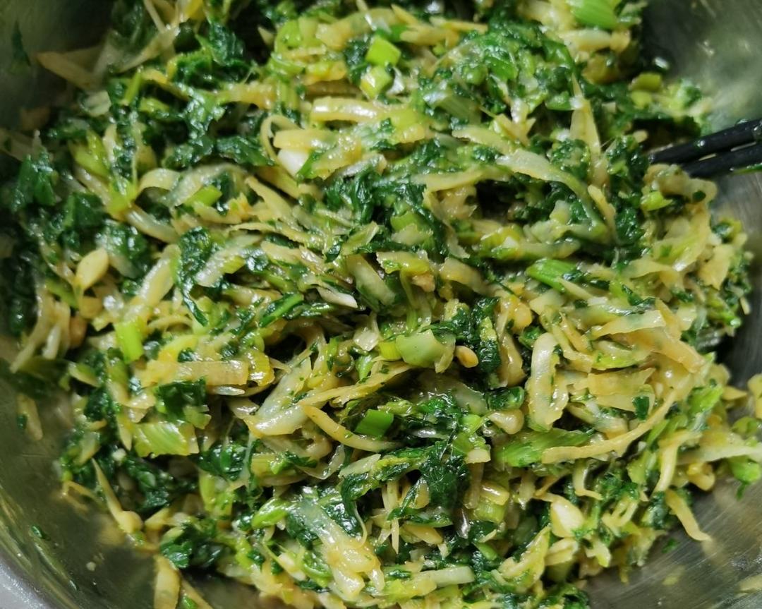 小白菜馅蒸饺