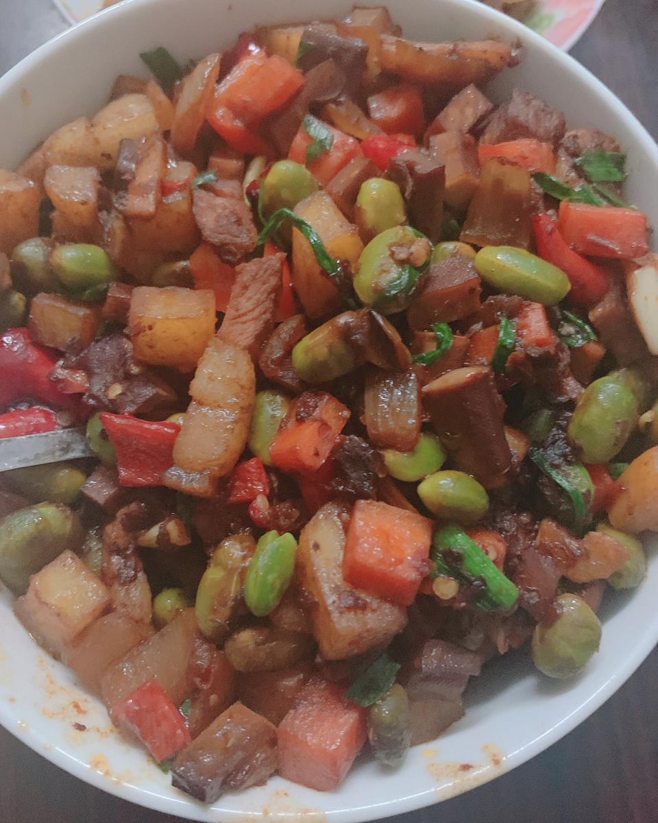 毛豆炸酱