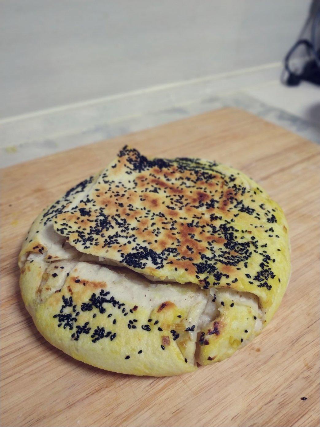 葱香发面饼(快手版)