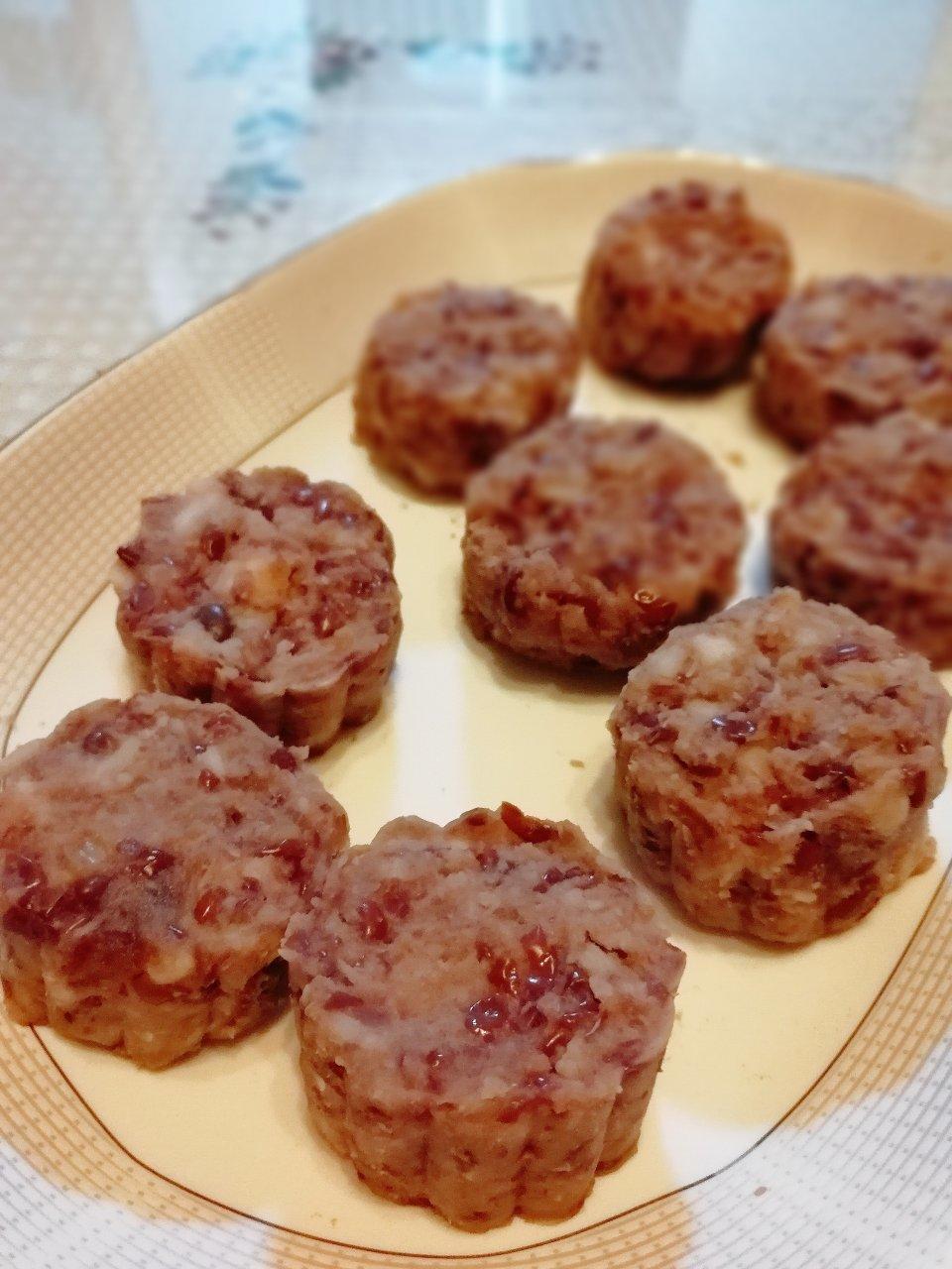 【红豆山药糕】
适合月龄2岁以上宝宝！