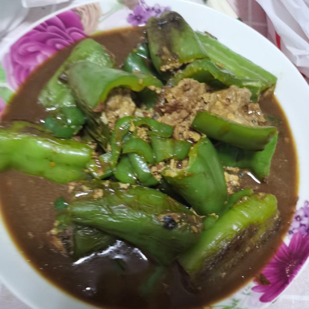 虎皮青椒酿肉