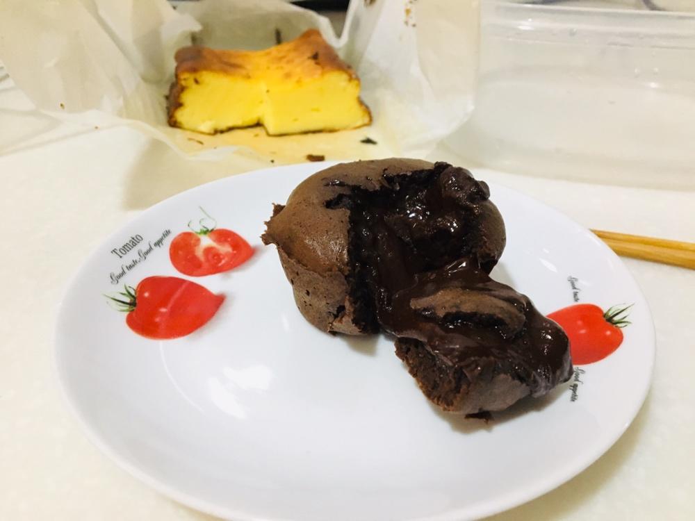 给妹子群的巧克力熔岩蛋糕