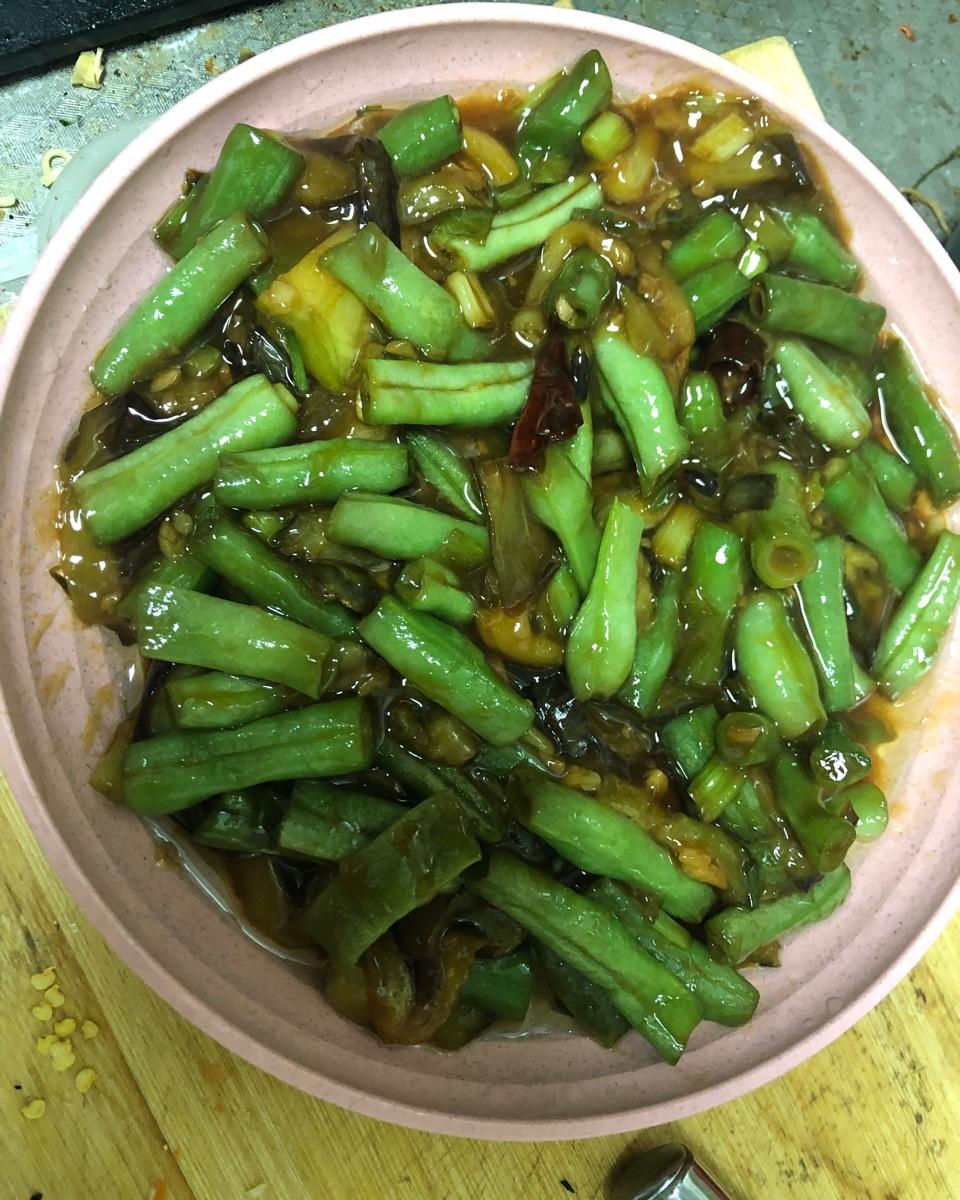下饭好搭档—茄子炒豆角