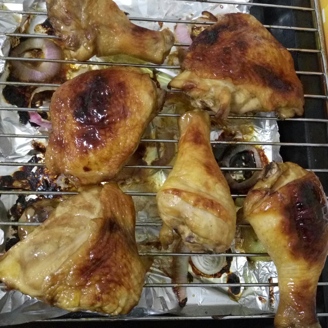 脆皮烤鸡腿