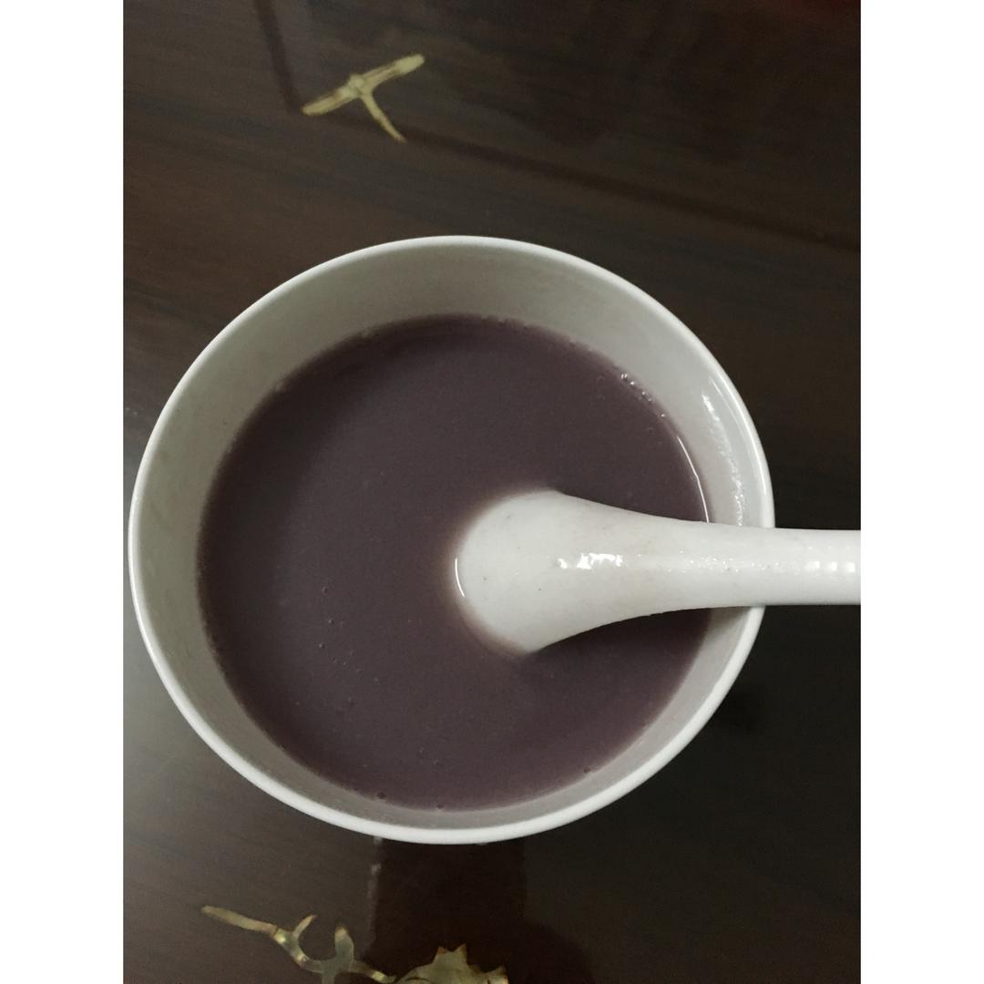 紫薯米糊