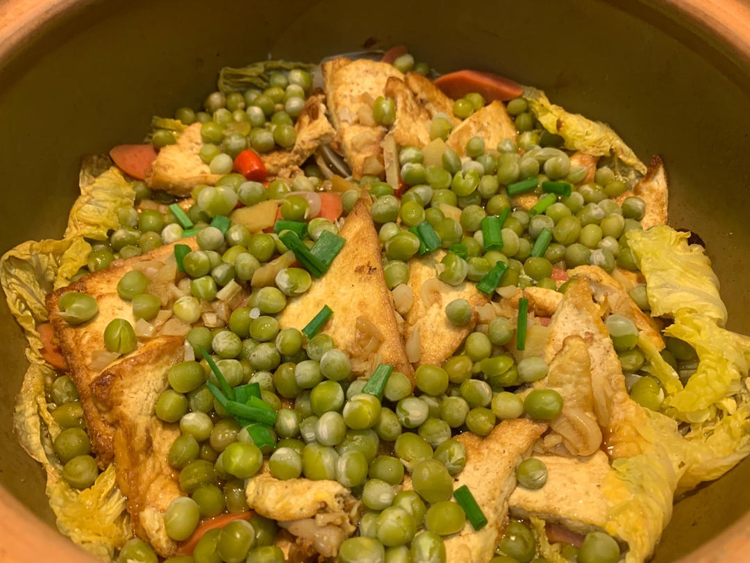 白菜豆腐煲
